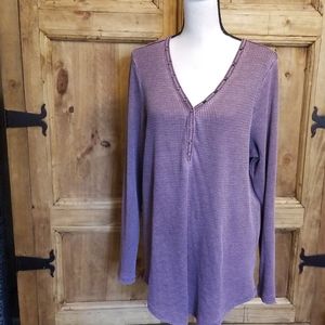 TORRID Waffle Weave Henley.